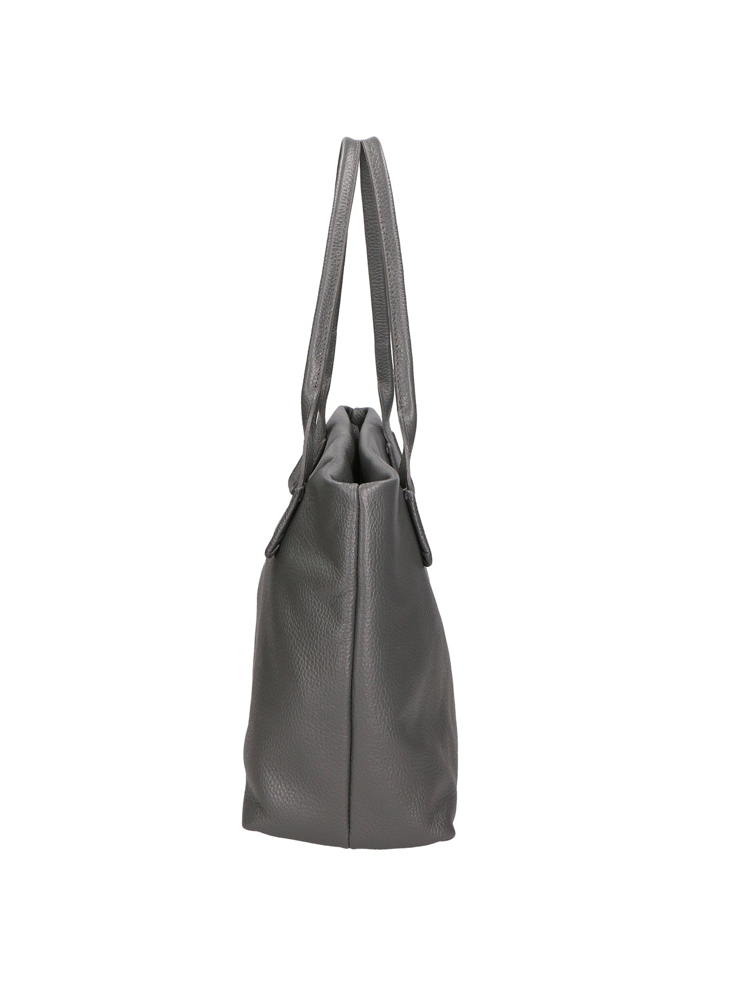 Lorena Borsa a spalla da donna Vera pelle 06506-D27 GRIGIO SCURO Gave Lux