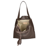 Seraphina Ultra Borsa a spalla da donna Vera pelle 3311-D23 T.MORO DARK BROWN Gave Lux