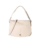 Sabina Borsa a spalla da donna Vera pelle 07139-D37 LATTE Viola Castellani