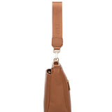 Borsa a spalla da donna 100% pelle vegana PU 703-1PT-LEATHER Diana&co