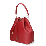 Erina Borsa a mano da donna Vera pelle 8073-L130 ROSSO SCURO Gave Lux