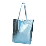Iride Borsa a mano da donna 100% pelle 05921-DL92 CELESTE Gave Lux