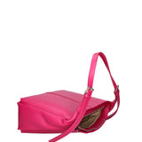 Borsa a spalla da donna Misto pelle e tessuto 07157-D02 FUXIA Roberta Rossi