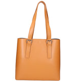 Germana Borsa a spalla da donna 100% pelle 05924-B44 CAMEL Gave Lux