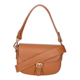 Viktoria Borsa a spalla da donna Vera pelle 06526-D17 CUOIO SCURO Gave Lux