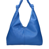 Borsa a spalla da donna 100% vera pelle 07156-D22 BLUETTE Viola Castellani