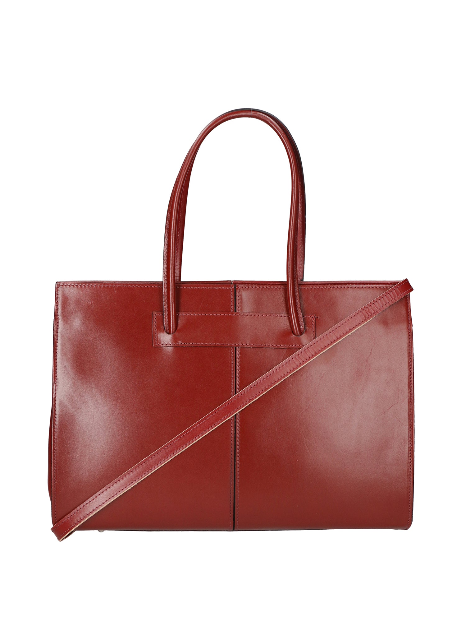 Eugenia Borsa a mano da donna 100% pelle 9008-ROSSO Gave Lux