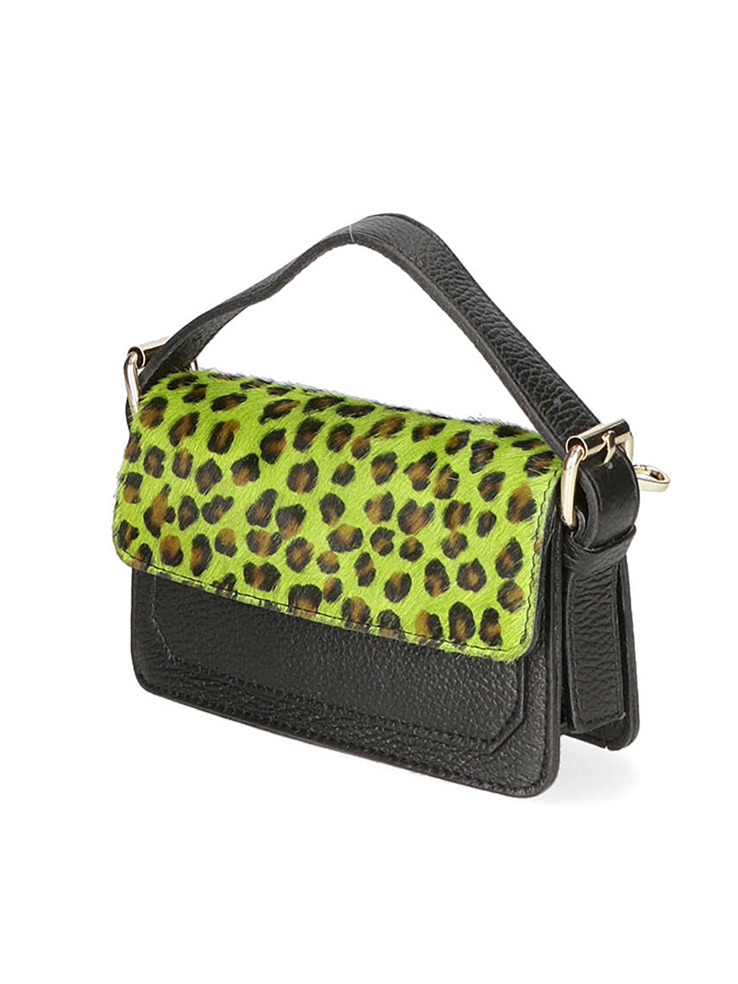 Aleide Borsa a mano da donna Vera pelle 04858-LEO P VERDE Gave Lux