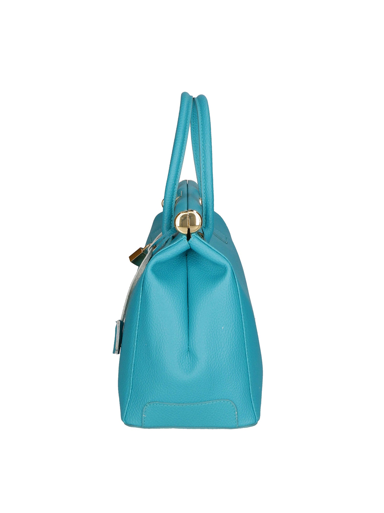 Aleria Borsa a mano da donna Vera pelle 8005-D32 TURCHESE Gave Lux