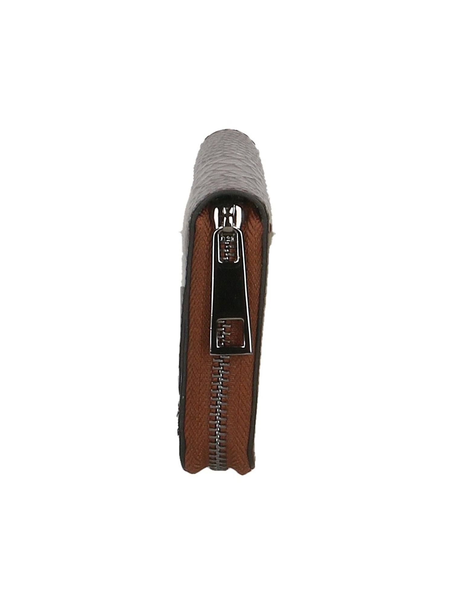Nohemi Portafoglio donna vera pelle Zip 524072-T.MORO DARK BROWN Gave Lux