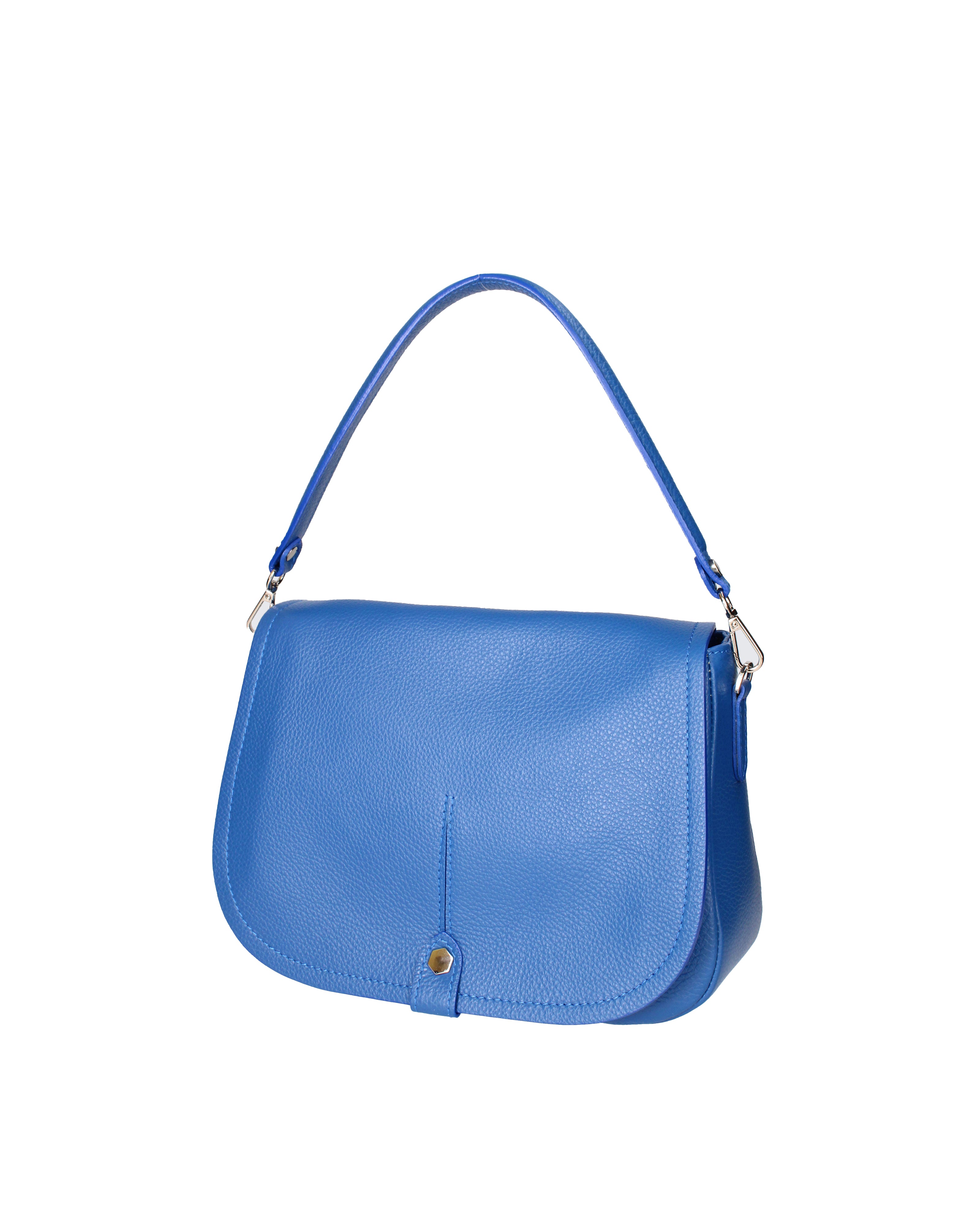 Sabina Borsa a spalla da donna Vera pelle 07139-D22 BLUETTE Viola Castellani
