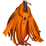 Oxsana Borsa a spalla da donna Neoprene 1311-ARANCIO ORANGE Gave Lux