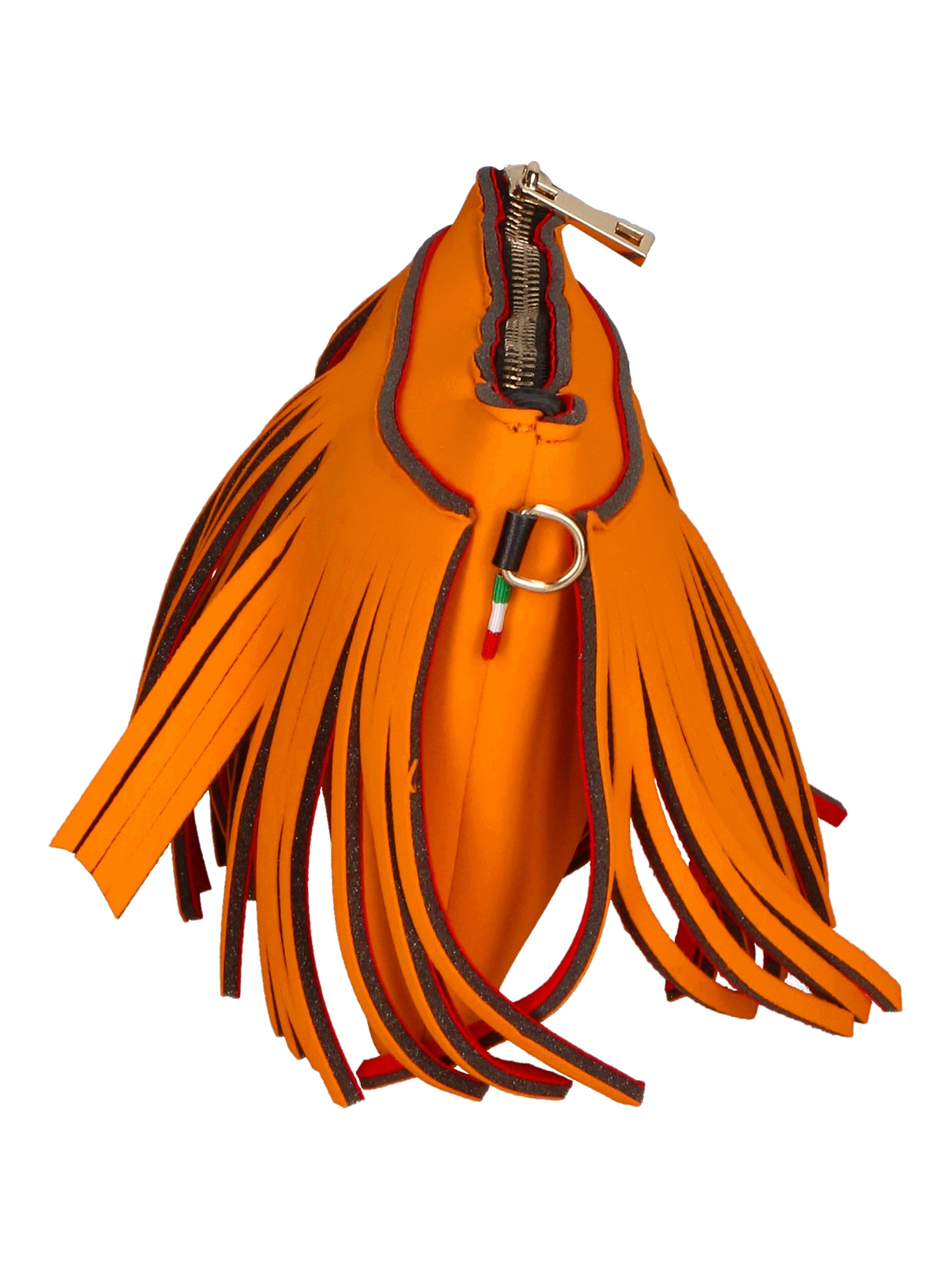 Oxsana Borsa a spalla da donna Neoprene 1311-ARANCIO ORANGE Gave Lux