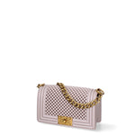 Borsa a mano da donna 100% Pvc FLAT-S-BALL 24-STONE - LIGHT GOLD Marc Ellis