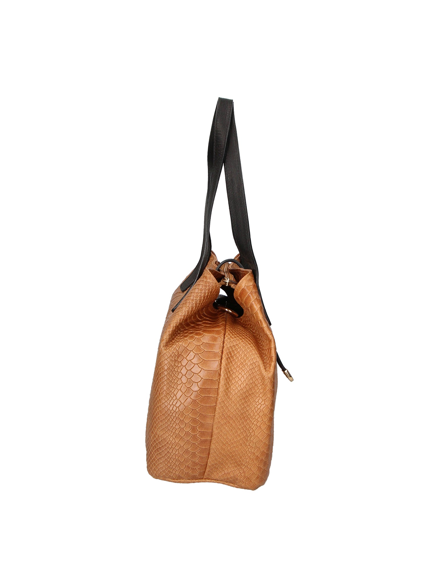 Clarissa Borsa a mano da donna Vera pelle 5276-031 CUOIO SCURO Gave Lux