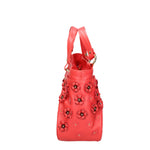 Iolara Lux Borsa a spalla da donna Vera pelle B17240-ROSSO Braccialini