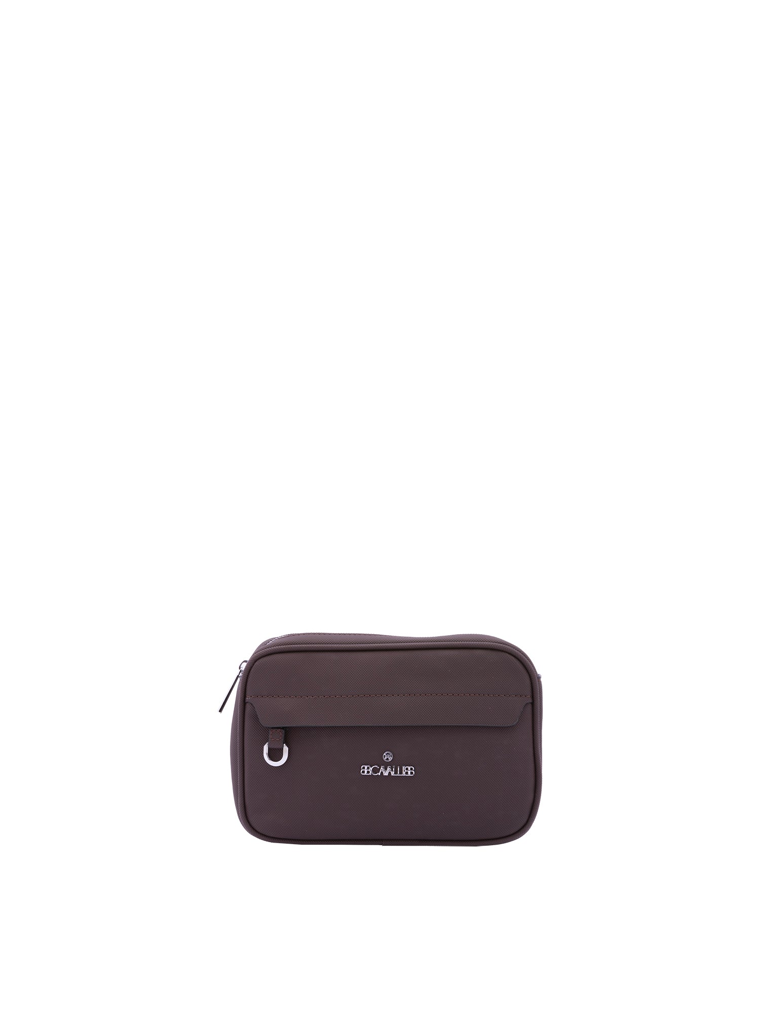 Marsupio da uomo in poliestere Casual BC1095-CAFFE' B Cavalli