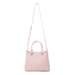 Borsa a mano da donna 100% pelle vegana PU 711-4PT-LIGHT PINK Diana&co