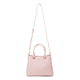 Borsa a mano da donna 100% pelle vegana PU 711-4PT-LIGHT PINK Diana&co