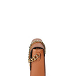 Borsa a tracolla da donna Vera pelle ruga JR-W-1126RU-CUOIO-GOLD John Richmond