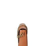 Borsa a tracolla da donna Vera pelle ruga JR-W-1126RU-CUOIO-GOLD John Richmond