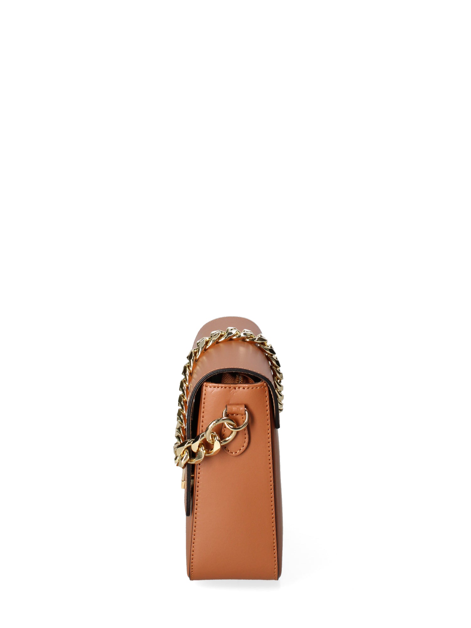 Borsa a tracolla da donna Vera pelle ruga JR-W-1126RU-CUOIO-GOLD John Richmond