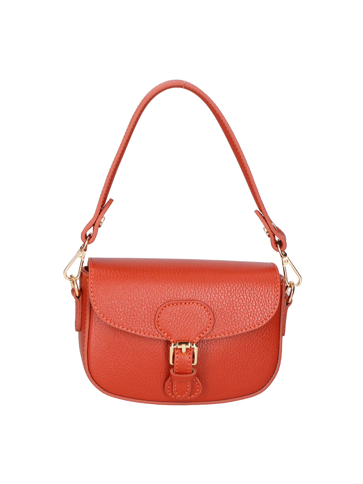 Viktoria Borsa a spalla da donna Vera pelle 06526-D61 MATTONE(HP) Gave Lux