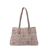 Borsa a spalla da donna Ecopelle BC1369-MARRONE B Cavalli