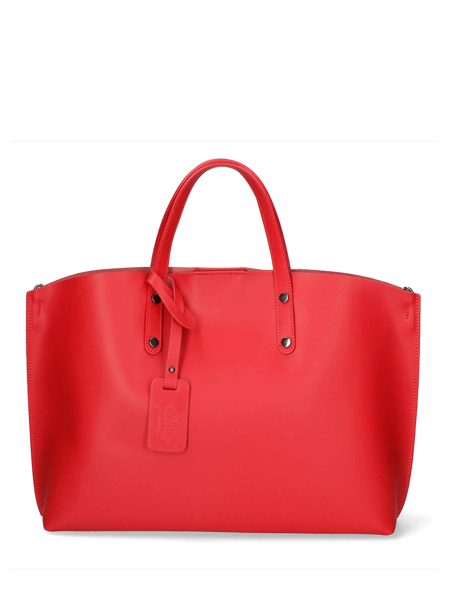Lumena Borsa a mano da donna Vera pelle 2094-L214 ROSSO Gave Lux