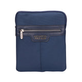 Borsa a tracolla uomo in pelle PU Casual PCL3154-BLUE Northampton Polo Club