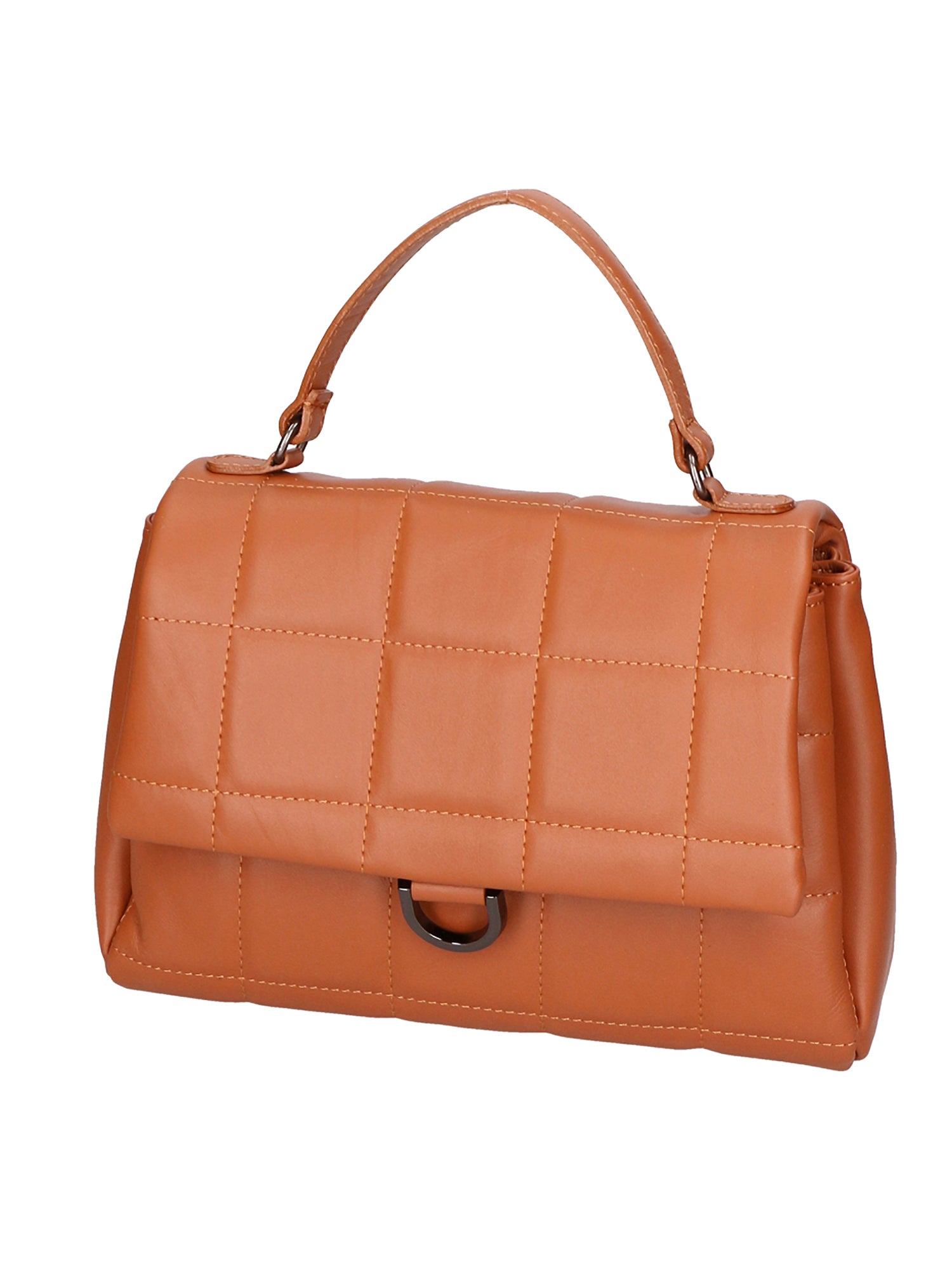 Viola Borsa a mano da donna Vera Pelle 06862-S17 CUOIO SCURO Gave Lux