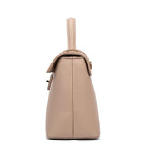 Borsa a mano da donna 100% pelle vegana PU 755-2PT-CAFFELATTE Diana&co