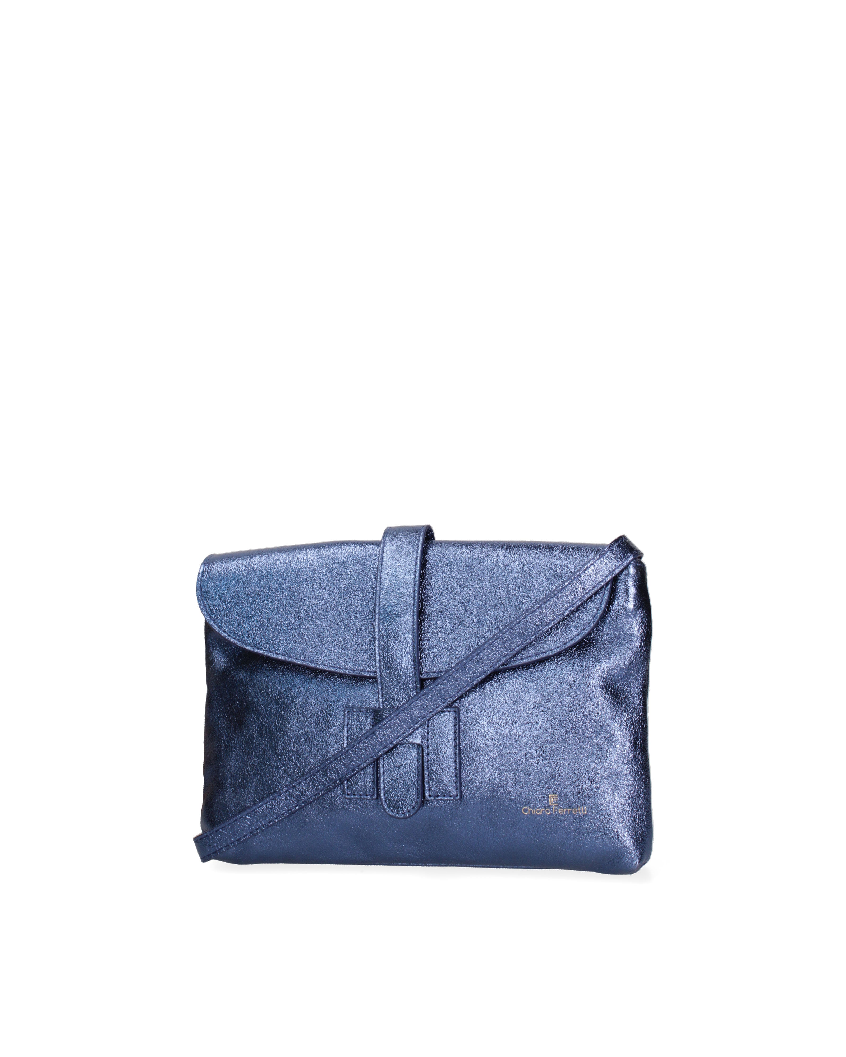 Lumina Lux Pochette da donna Vera Pelle 7163-L039 BLU Chiara Ferretti
