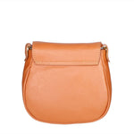 Bianca Borsa a tracolla da donna Vera pelle 10016 1020-S17 CUOIO SCURO Gave Lux