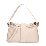 Grace Borsa a spalla da donna Vera pelle 07158-D37 LATTE Viola Castellani