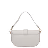 Borsa a spalla da donna Vera pelle 07229-L119 GRIGIO CHIARO Roberta Rossi