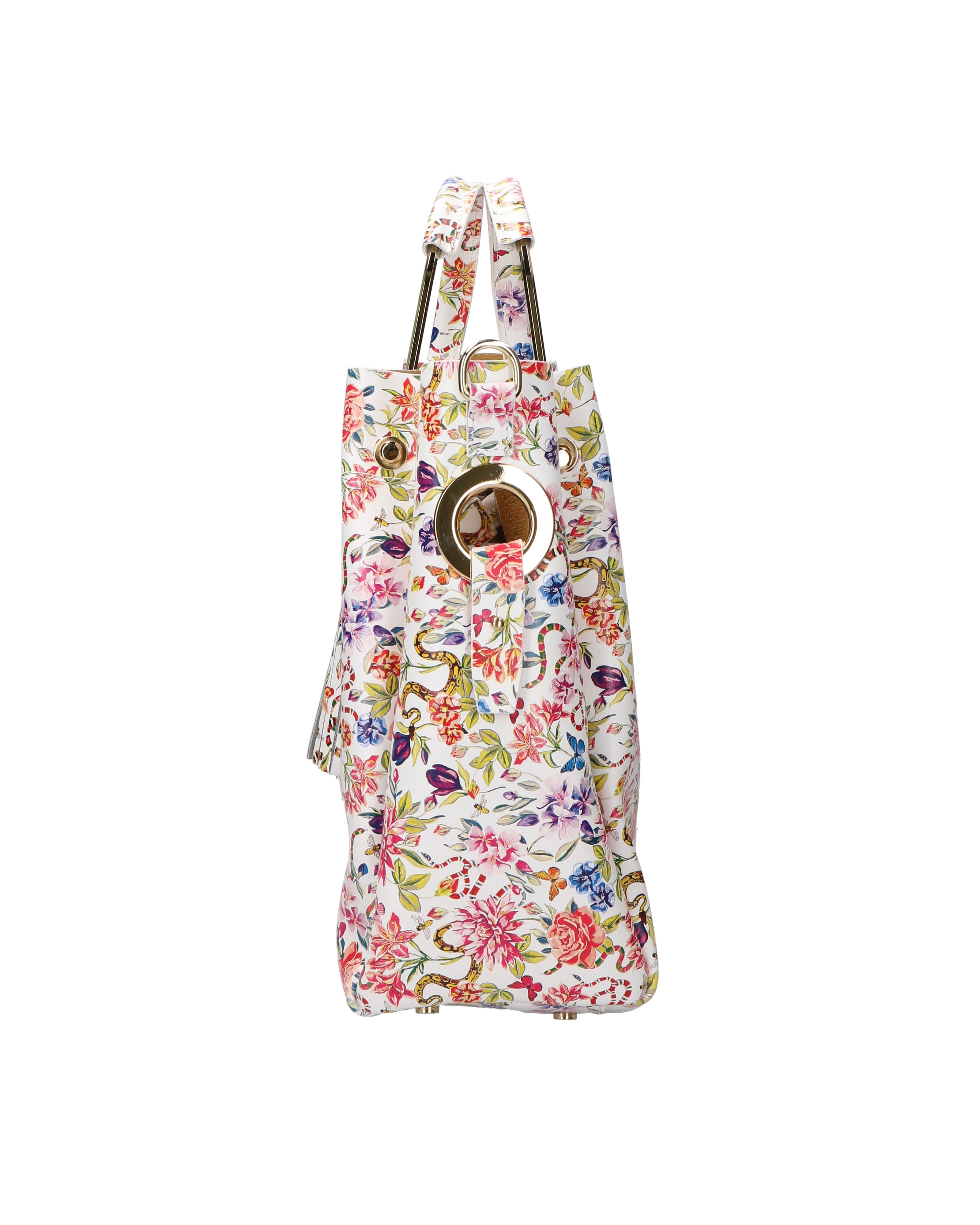 Zeffira Borsa a mano da donna 100% pelle 36003-FIORE-1 Gave Lux