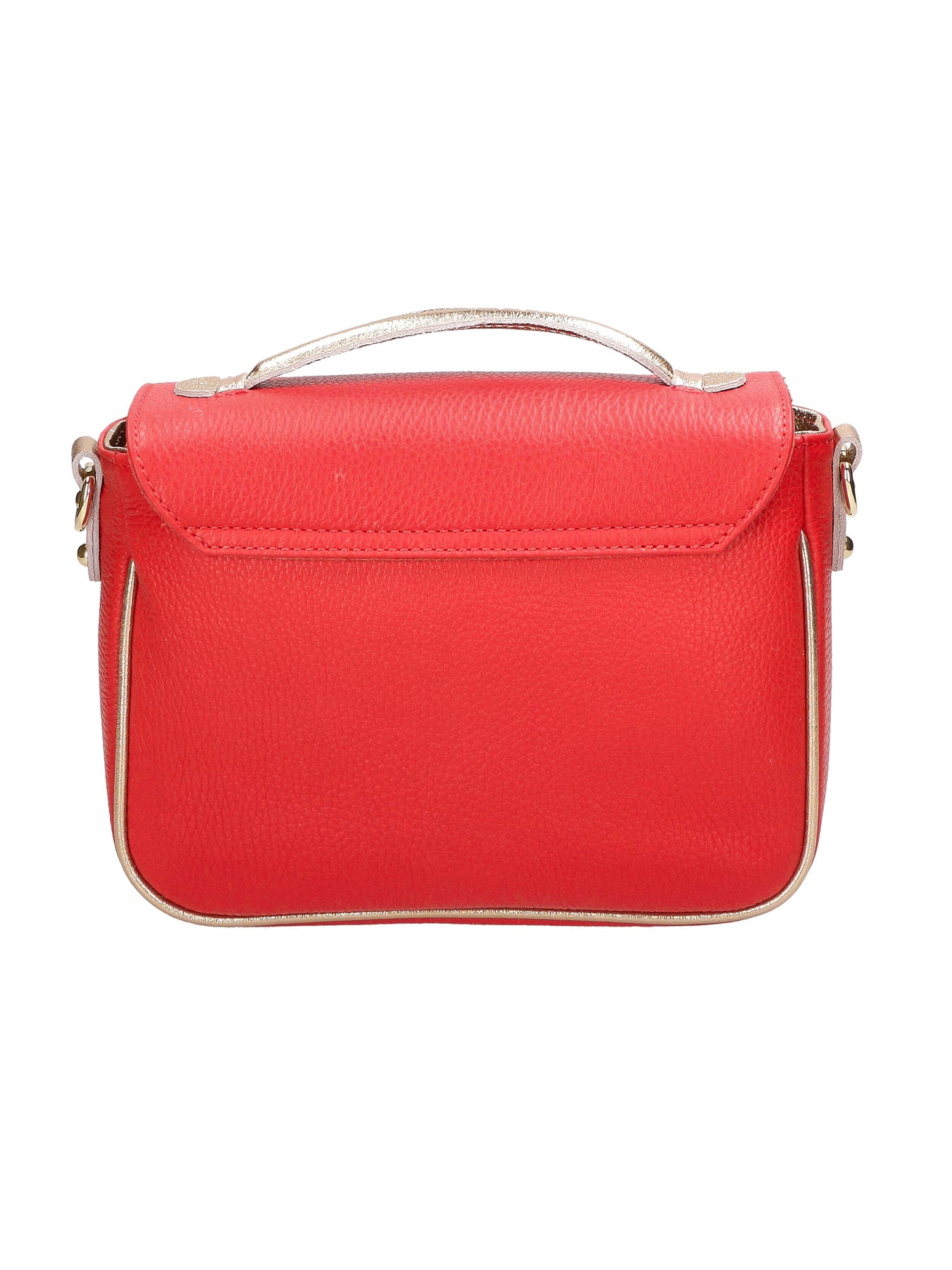 Aida Borsa a mano da donna Vera pelle 04723-D58 ROSSO L024 Gave Lux