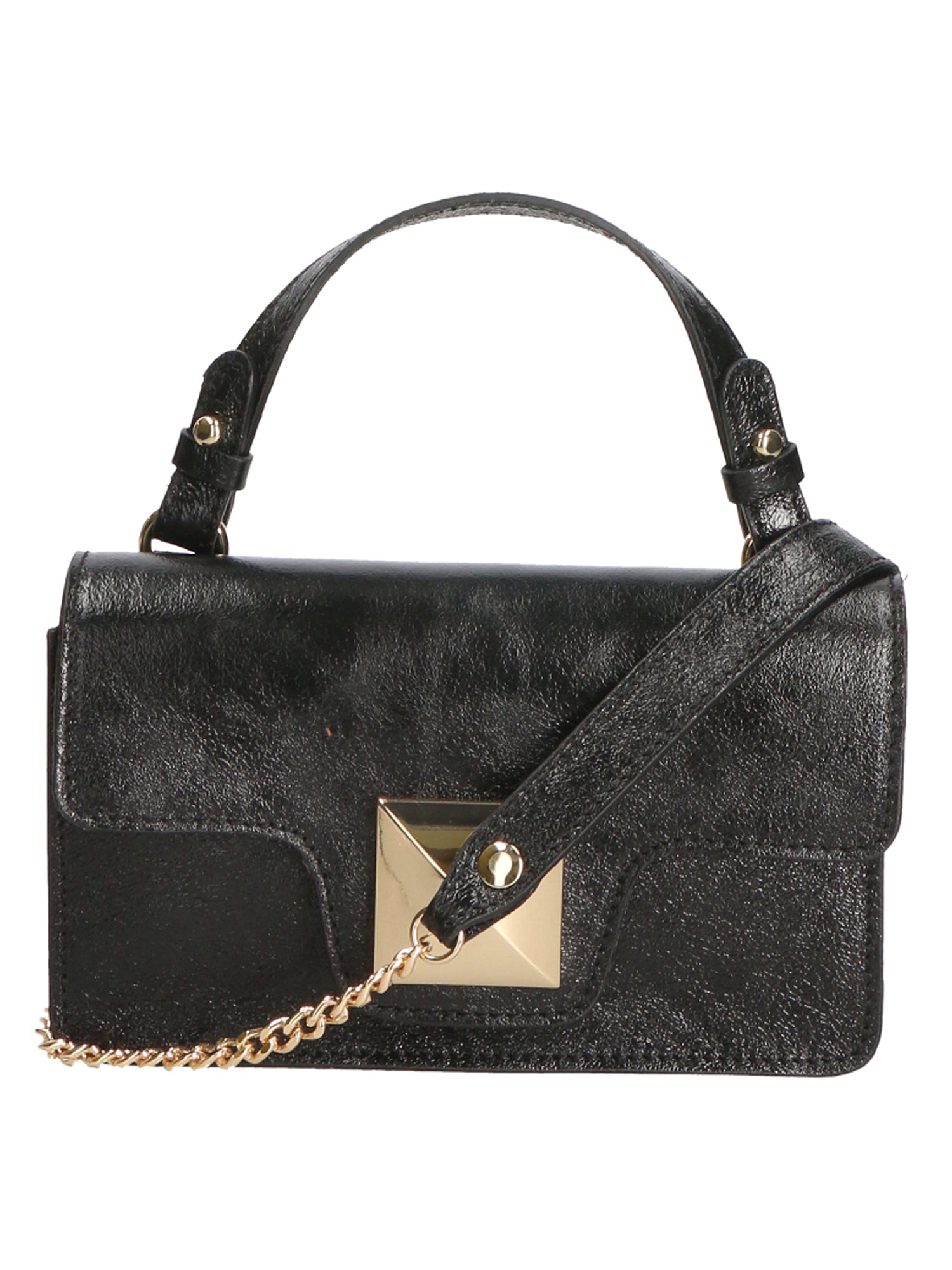 Hellen Borsa a mano da donna Vera pelle 06010-L022 NERO Gave Lux