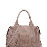 Elara Borsa a spalla da donna Vera pelle 06090-009 TAUPE SCURO Gave Lux