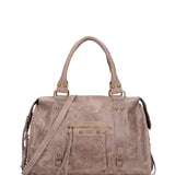 Elara Borsa a spalla da donna Vera pelle 06090-009 TAUPE SCURO Gave Lux