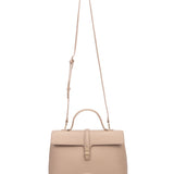 Borsa a mano da donna 100% pelle vegana PU 755-2PT-CAFFELATTE Diana&co