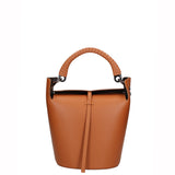 Seraphina Plus Borsa a secchiello da donna Vera pelle 6549-CUOIO Gave Lux