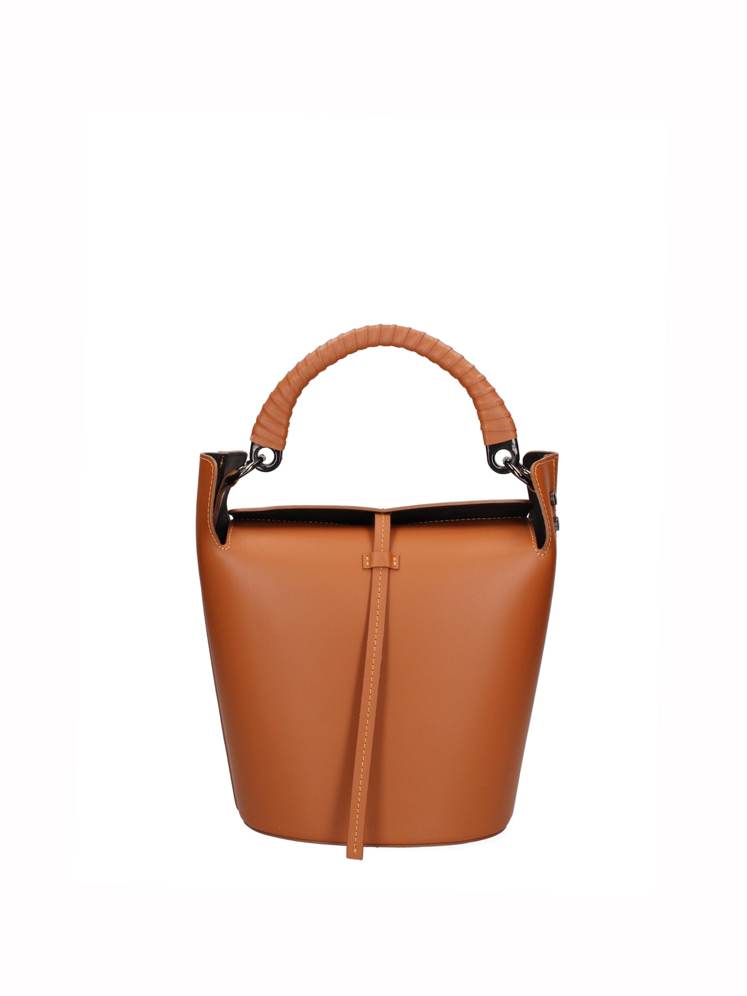 Seraphina Plus Borsa a secchiello da donna Vera pelle 6549-CUOIO Gave Lux