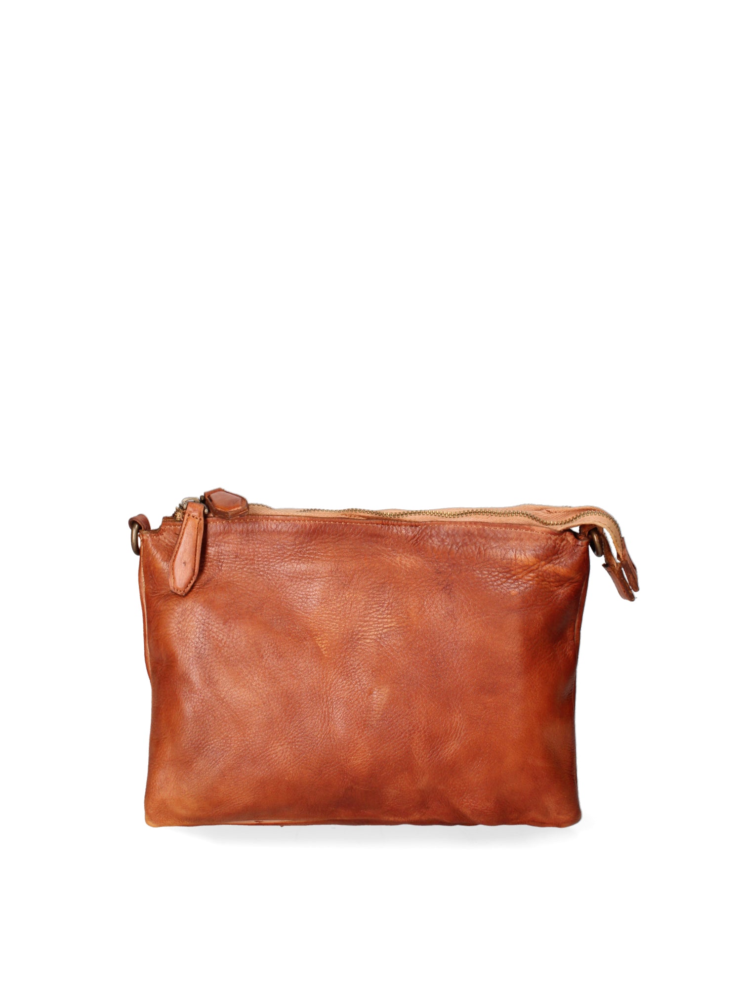 Lucca Borsa a tracolla da donna Vera pelle 1001-D17 CUOIO SCURO Gave Lux