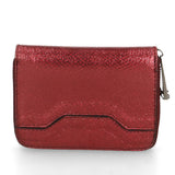 Nohemi Portafoglio donna vera pelle Zip 524072-ROSSO RED Gave Lux