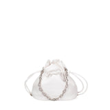 Borsa a secchiello da donna 100% PVC F6717-1-WHITE David Jones