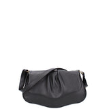 Borsa a spalla da donna Vera pelle 07152-D28 NERO Viola Castellani