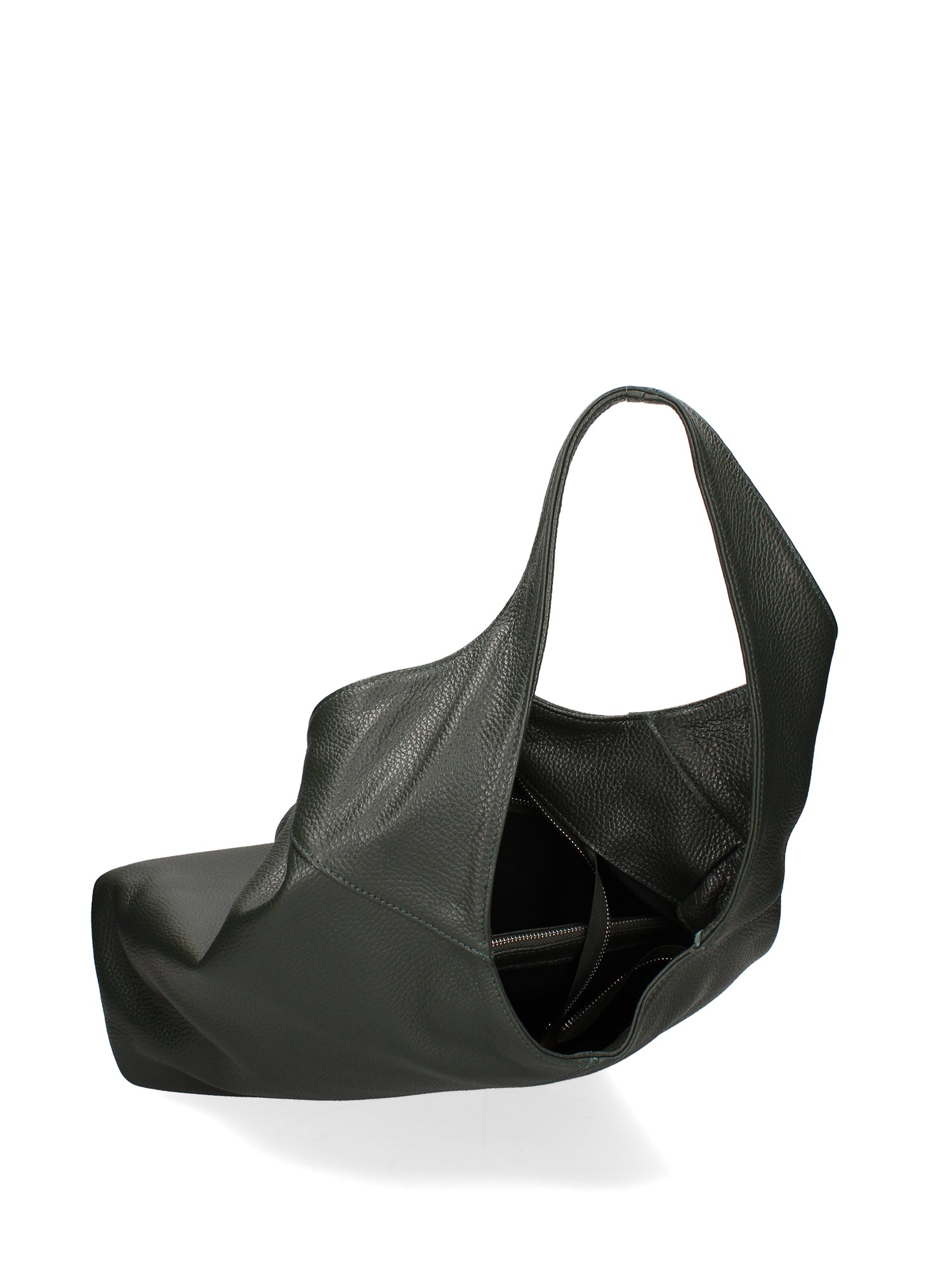 Aria Borsa a mano da donna 100% pelle 07029-D14 VERDE SCURO Gave Lux