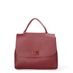 Borsa a mano da donna Ecopelle 635-1-BURGUNDY Diana&co